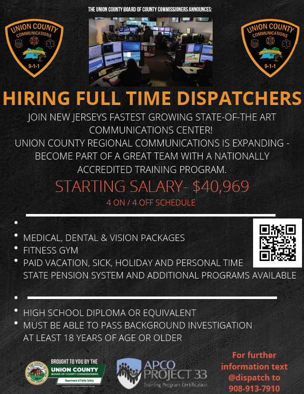 Hiring Full Time 9 1 1 Dispatchers Antioch Baptist Church